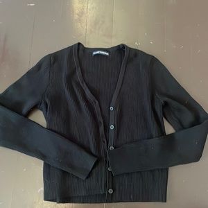 brandy black cardigan